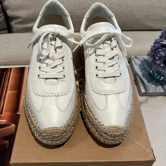 Christian Louboutin White Espadrille Sneakers - Picture 2 of 16